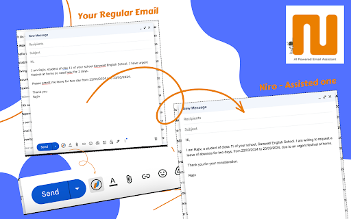 Niro AI Powered Email Assistant from Chrome web store to be run with OffiDocs Chromium online Niro AI Powered Email Assistant from Chrome web store to be run with OffiDocs Chromium online