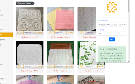 Nội Thất Bình Minh from Chrome web store to be run with OffiDocs Chromium online Nội Thất Bình Minh from Chrome web store to be run with OffiDocs Chromium online