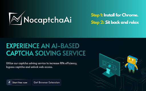 NoCaptcha AI : Auto Captcha Solver from Chrome web store to be run with OffiDocs Chromium online NoCaptcha AI : Auto Captcha Solver from Chrome web store to be run with OffiDocs Chromium online