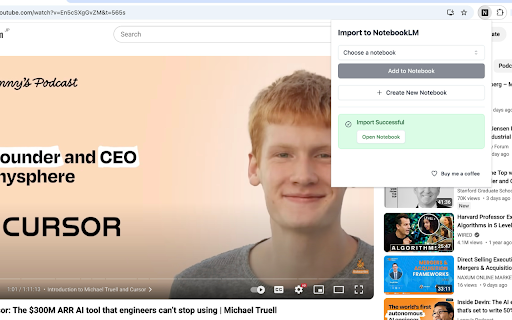 NotebookLM Web Importer from Chrome web store to be run with OffiDocs Chromium online NotebookLM Web Importer from Chrome web store to be run with OffiDocs Chromium online