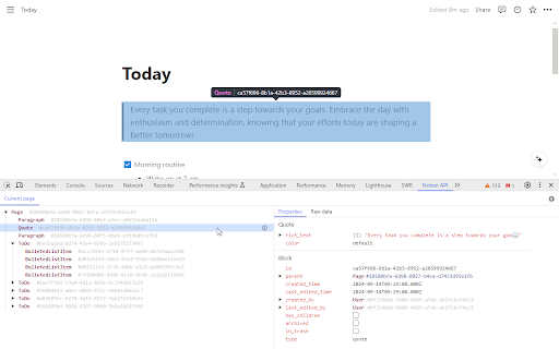 Notespector – DevTools for Notion API from Chrome web store to be run with OffiDocs Chromium online Notespector – DevTools for Notion API from Chrome web store to be run with OffiDocs Chromium online