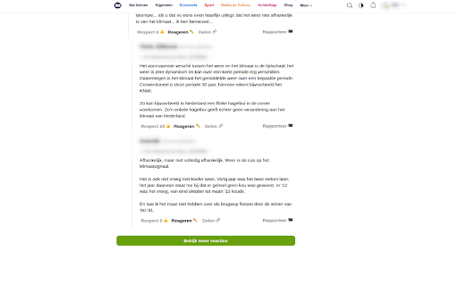 Nu.nl NuJij reactie lader from Chrome web store to be run with OffiDocs Chromium online Nu.nl NuJij reactie lader from Chrome web store to be run with OffiDocs Chromium online