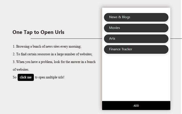 One Tap to Open Urls from Chrome web store to be run with OffiDocs Chromium online One Tap to Open Urls from Chrome web store to be run with OffiDocs Chromium online