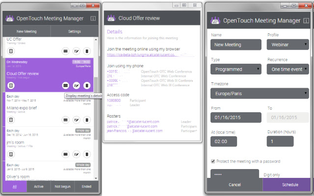 OpenTouch Meeting Manager from Chrome web store to be run with OffiDocs Chromium online OpenTouch Meeting Manager from Chrome web store to be run with OffiDocs Chromium online