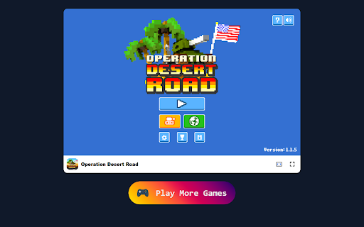 Operation Desert Road Game Conquer Intense Desert Warfare! from Chrome web store to be run with OffiDocs Chromium online Operation Desert Road Game Conquer Intense Desert Warfare! from Chrome web store to be run with OffiDocs Chromium online