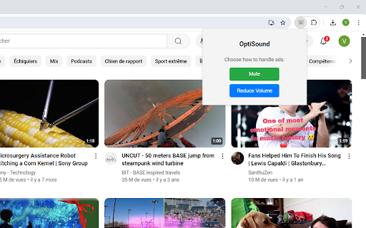 OptiSound from Chrome web store to be run with OffiDocs Chromium online OptiSound from Chrome web store to be run with OffiDocs Chromium online