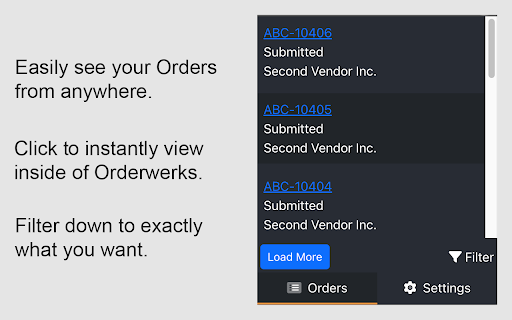 Orderwerks from Chrome web store to be run with OffiDocs Chromium online Orderwerks from Chrome web store to be run with OffiDocs Chromium online