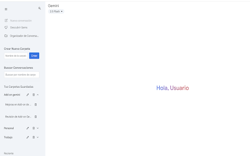 Organizador de Conversaciones de Gemini from Chrome web store to be run with OffiDocs Chromium online Organizador de Conversaciones de Gemini from Chrome web store to be run with OffiDocs Chromium online