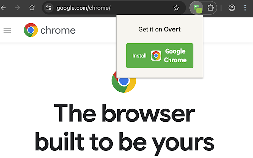 Overt from Chrome web store to be run with OffiDocs Chromium online Overt from Chrome web store to be run with OffiDocs Chromium online
