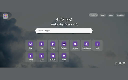 Padakhep New Tab from Chrome web store to be run with OffiDocs Chromium online Padakhep New Tab from Chrome web store to be run with OffiDocs Chromium online