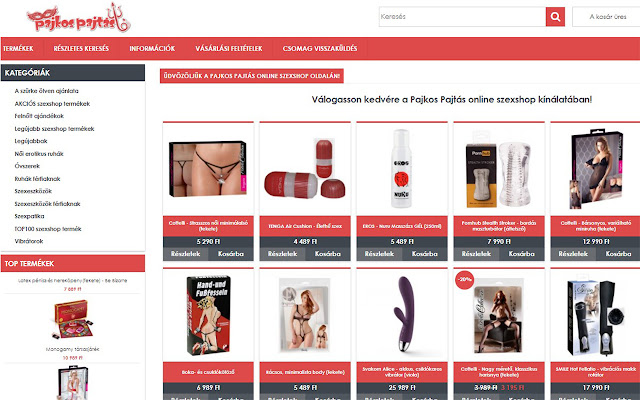 Pajkos Pajtás Online Szexshop from Chrome web store to be run with OffiDocs Chromium online Pajkos Pajtás Online Szexshop from Chrome web store to be run with OffiDocs Chromium online