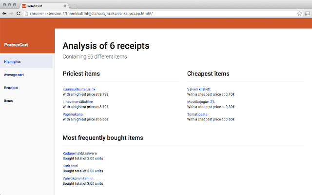 PartnerCart from Chrome web store to be run with OffiDocs Chromium online PartnerCart from Chrome web store to be run with OffiDocs Chromium online