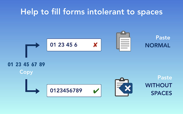 Paste without spaces from Chrome web store to be run with OffiDocs Chromium online Paste without spaces from Chrome web store to be run with OffiDocs Chromium online