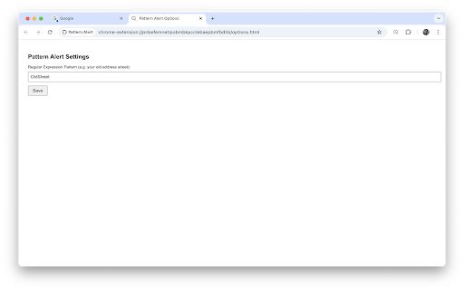 Pattern Alert from Chrome web store to be run with OffiDocs Chromium online Pattern Alert from Chrome web store to be run with OffiDocs Chromium online