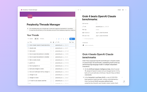 Perplexity to Notion Batch Export from Chrome web store to be run with OffiDocs Chromium online Perplexity to Notion Batch Export from Chrome web store to be run with OffiDocs Chromium online