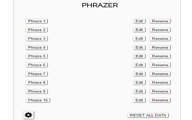 Phrazer from Chrome web store to be run with OffiDocs Chromium online Phrazer from Chrome web store to be run with OffiDocs Chromium online
