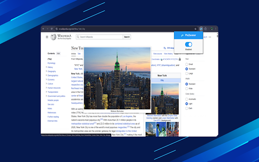 PicZoomer from Chrome web store to be run with OffiDocs Chromium online PicZoomer from Chrome web store to be run with OffiDocs Chromium online