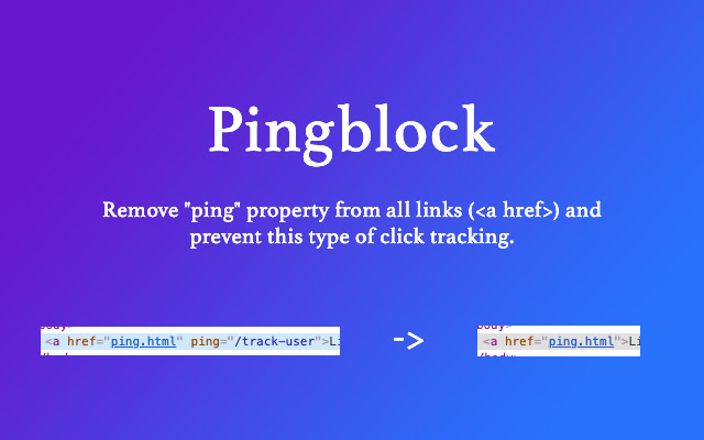 PingBlock from Chrome web store to be run with OffiDocs Chromium online PingBlock from Chrome web store to be run with OffiDocs Chromium online