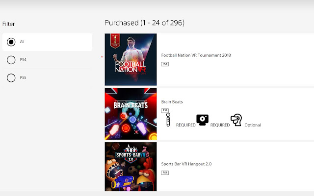 PlayStation Store Library Enhanced from Chrome web store to be run with OffiDocs Chromium online PlayStation Store Library Enhanced from Chrome web store to be run with OffiDocs Chromium online