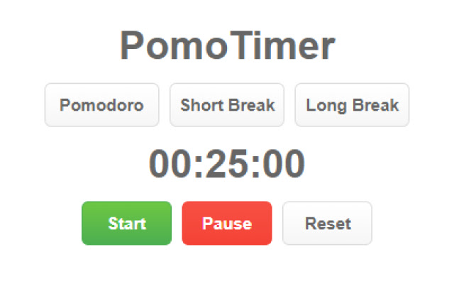PomoTimer from Chrome web store to be run with OffiDocs Chromium online PomoTimer from Chrome web store to be run with OffiDocs Chromium online
