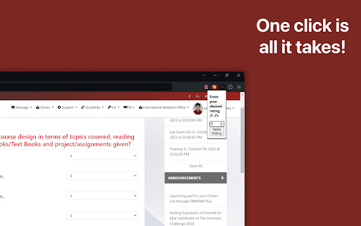 Portal Feedback Automator from Chrome web store to be run with OffiDocs Chromium online Portal Feedback Automator from Chrome web store to be run with OffiDocs Chromium online