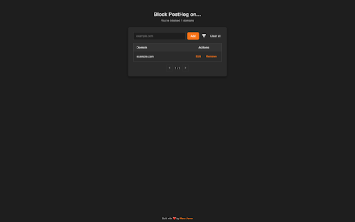 PostHog Self Blocker from Chrome web store to be run with OffiDocs Chromium online PostHog Self Blocker from Chrome web store to be run with OffiDocs Chromium online