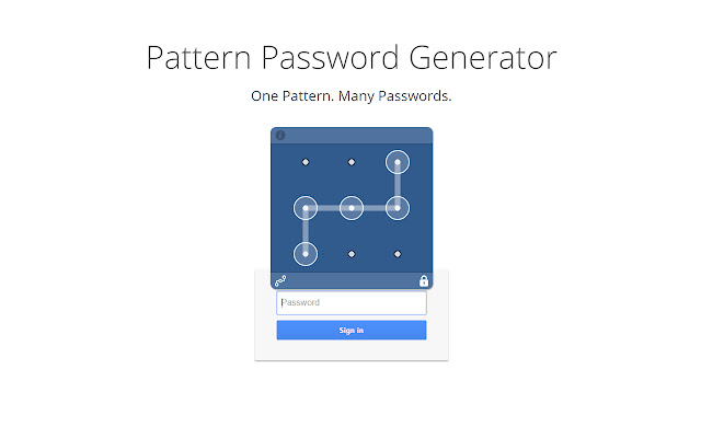 PPGen Pattern Password Generator from Chrome web store to be run with OffiDocs Chromium online PPGen Pattern Password Generator from Chrome web store to be run with OffiDocs Chromium online