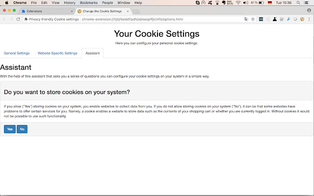 Privacy friendly Cookie settings from Chrome web store to be run with OffiDocs Chromium online Privacy friendly Cookie settings from Chrome web store to be run with OffiDocs Chromium online