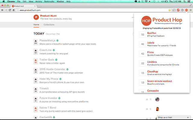 ProductHop from Chrome web store to be run with OffiDocs Chromium online ProductHop from Chrome web store to be run with OffiDocs Chromium online