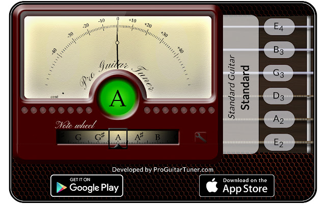 Pro Guitar Tuner from Chrome web store to be run with OffiDocs Chromium online Pro Guitar Tuner from Chrome web store to be run with OffiDocs Chromium online