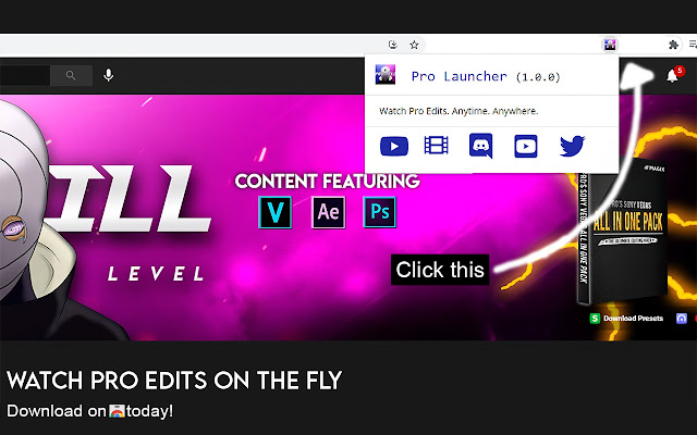 Pro Launcher from Chrome web store to be run with OffiDocs Chromium online Pro Launcher from Chrome web store to be run with OffiDocs Chromium online