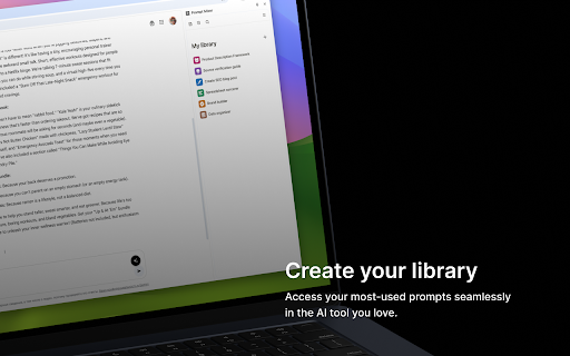 Prompt Mixer from Chrome web store to be run with OffiDocs Chromium online Prompt Mixer from Chrome web store to be run with OffiDocs Chromium online