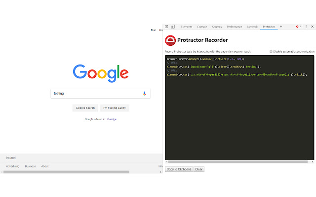 Protractor Recorder from Chrome web store to be run with OffiDocs Chromium online Protractor Recorder from Chrome web store to be run with OffiDocs Chromium online