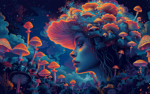 psychedelic girl illustration from Chrome web store to be run with OffiDocs Chromium online psychedelic girl illustration from Chrome web store to be run with OffiDocs Chromium online