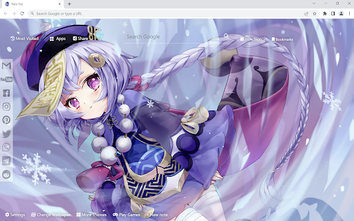 Qiqi Genshin Impact Wallpaper from Chrome web store to be run with OffiDocs Chromium online Qiqi Genshin Impact Wallpaper from Chrome web store to be run with OffiDocs Chromium online
