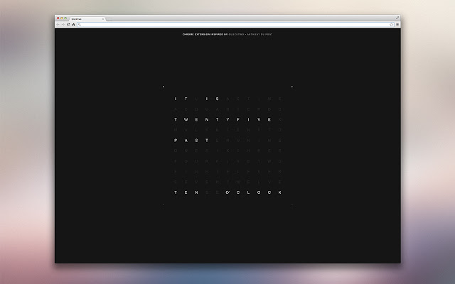 QlockTwo Chrome Extension from Chrome web store to be run with OffiDocs Chromium online QlockTwo Chrome Extension from Chrome web store to be run with OffiDocs Chromium online