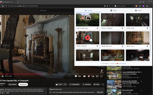 QuickMarks for YouTube from Chrome web store to be run with OffiDocs Chromium online QuickMarks for YouTube from Chrome web store to be run with OffiDocs Chromium online