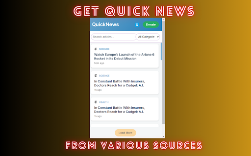 QuickNews from Chrome web store to be run with OffiDocs Chromium online QuickNews from Chrome web store to be run with OffiDocs Chromium online