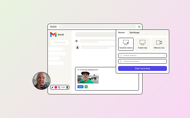 Quickpage Video and Screen Recorder from Chrome web store to be run with OffiDocs Chromium online Quickpage Video and Screen Recorder from Chrome web store to be run with OffiDocs Chromium online