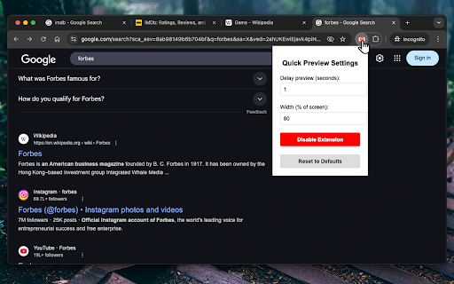 Quick Preview from Chrome web store to be run with OffiDocs Chromium online Quick Preview from Chrome web store to be run with OffiDocs Chromium online
