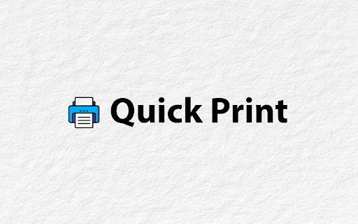 Quick Print from Chrome web store to be run with OffiDocs Chromium online Quick Print from Chrome web store to be run with OffiDocs Chromium online