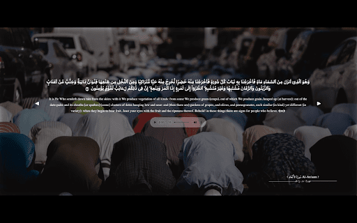 Quran New Tab from Chrome web store to be run with OffiDocs Chromium online Quran New Tab from Chrome web store to be run with OffiDocs Chromium online