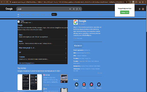 Random Background Color Changer from Chrome web store to be run with OffiDocs Chromium online Random Background Color Changer from Chrome web store to be run with OffiDocs Chromium online
