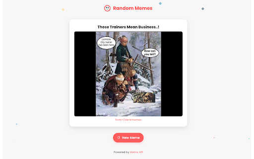 Random Memes from Chrome web store to be run with OffiDocs Chromium online Random Memes from Chrome web store to be run with OffiDocs Chromium online