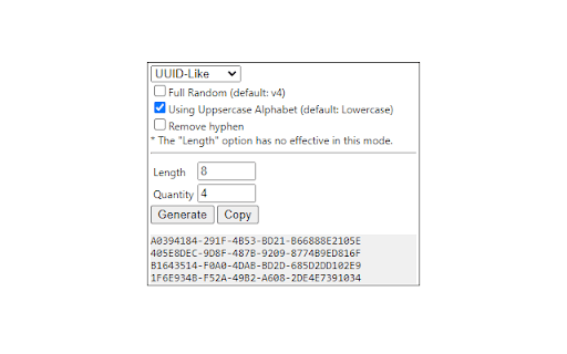 Random String Generator from Chrome web store to be run with OffiDocs Chromium online Random String Generator from Chrome web store to be run with OffiDocs Chromium online