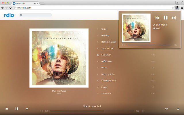 Rdio Remote from Chrome web store to be run with OffiDocs Chromium online Rdio Remote from Chrome web store to be run with OffiDocs Chromium online