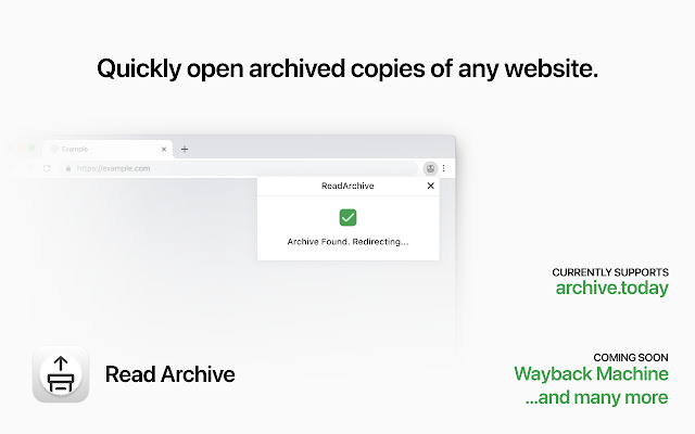 ReadArchive from Chrome web store to be run with OffiDocs Chromium online ReadArchive from Chrome web store to be run with OffiDocs Chromium online