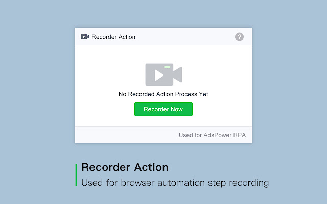Recorder Action from Chrome web store to be run with OffiDocs Chromium online Recorder Action from Chrome web store to be run with OffiDocs Chromium online