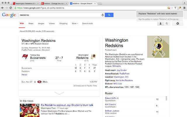 Redskins Web Skin from Chrome web store to be run with OffiDocs Chromium online Redskins Web Skin from Chrome web store to be run with OffiDocs Chromium online
