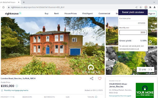 Rental Yield Calculator from Chrome web store to be run with OffiDocs Chromium online Rental Yield Calculator from Chrome web store to be run with OffiDocs Chromium online
